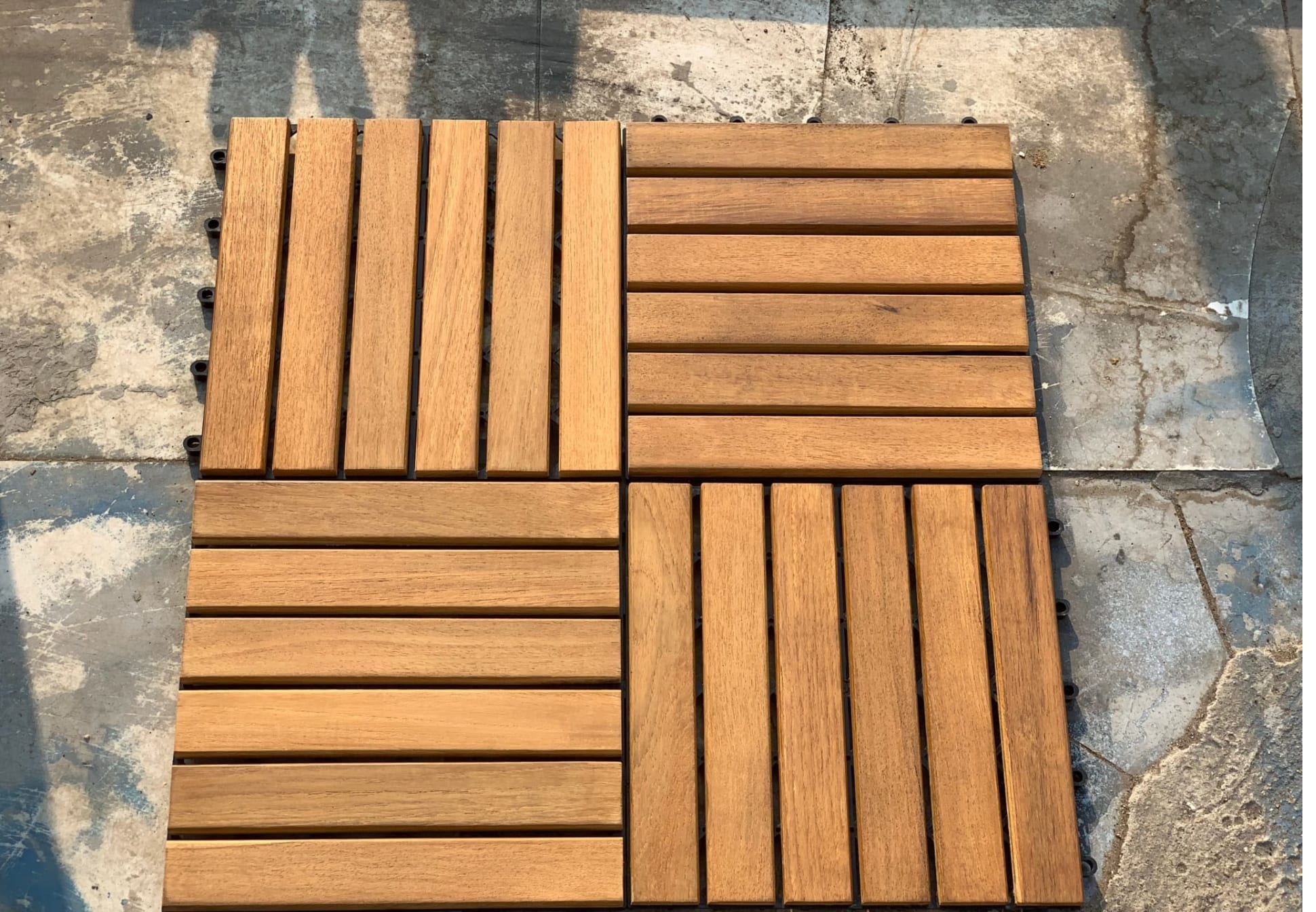 Vỉ gỗ Teak tự nhiên